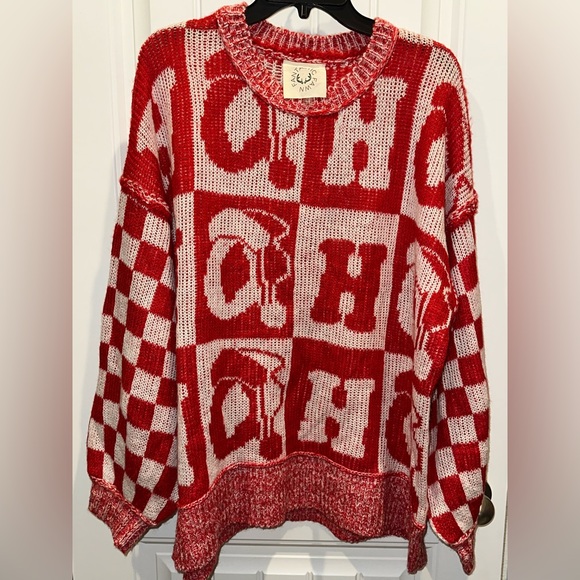 Red and White Christmas Sweater - Picture 1 of 4